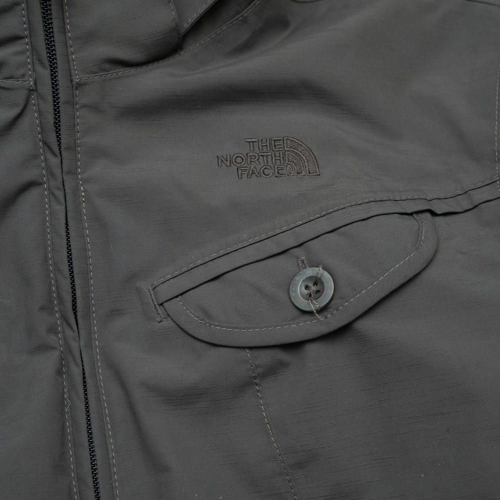 The North Face Jacket Womens M Gray Hooded Belted HyVent Waterproof Coat CX65 - Picture 6 of 11